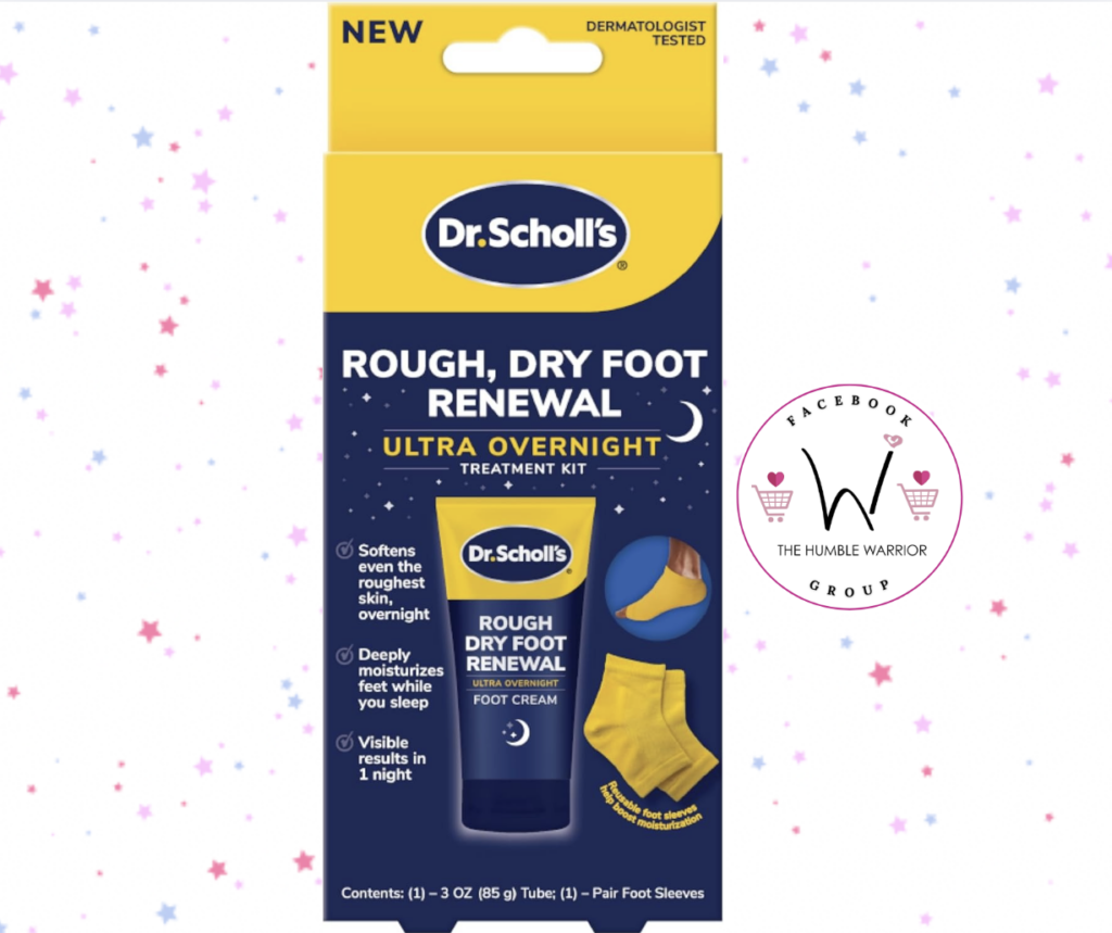 Dr. Scholl’s Rough, Dry Foot Renewal Kit!